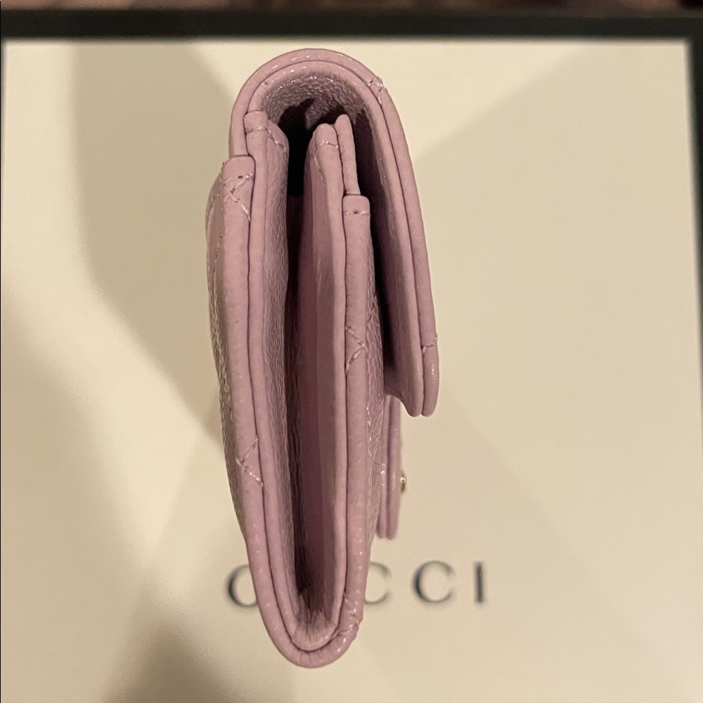 CHANEL Lavender Quilted Wallet - Picture 6 of 8